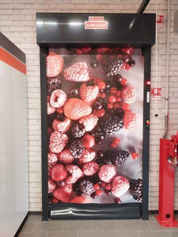 Installation de deux portes souples automatiques autour de Toulouse