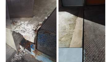 Reprise du quai béton pour renforcer les fixations niveleur et butoirs à Toulouse