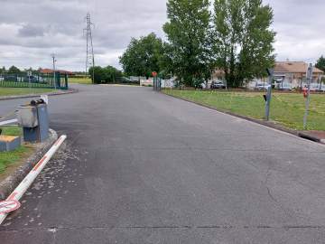 Pose d'une barrière à Bordeaux